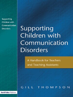 cover image of Supporting Communication Disorders